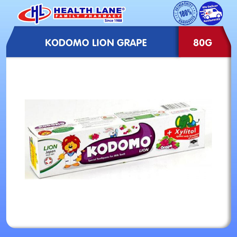 KODOMO LION GRAPE (80G)